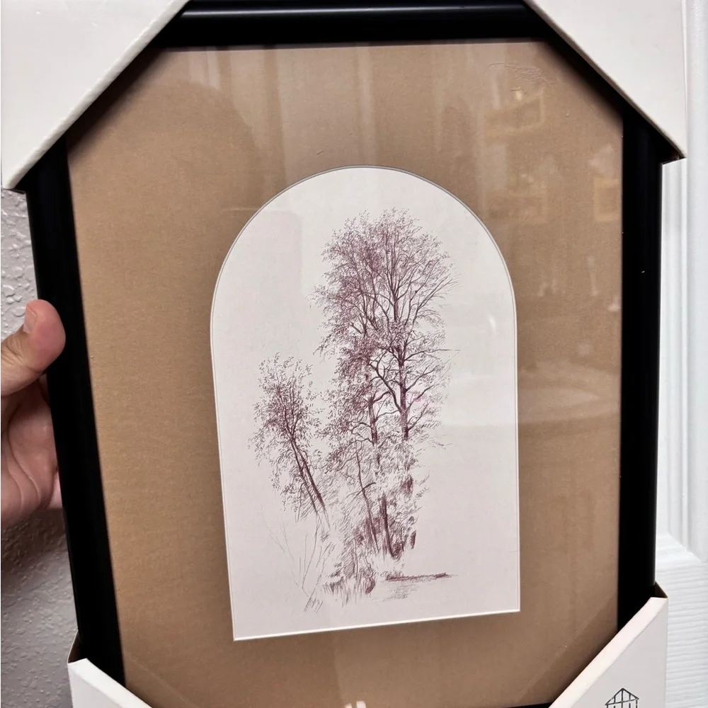 Hearth & Hand Magnolia 11x14 Sepia Tree Framed Wall Art - Fall 2024 - Picture 4 of 6